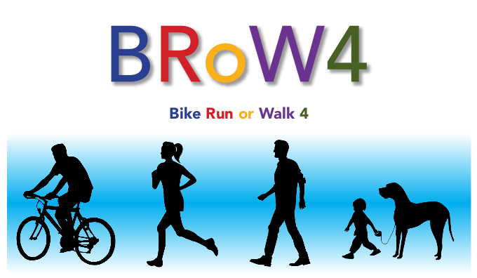 Bike Run or Walk with or without a 4-legged Friend
