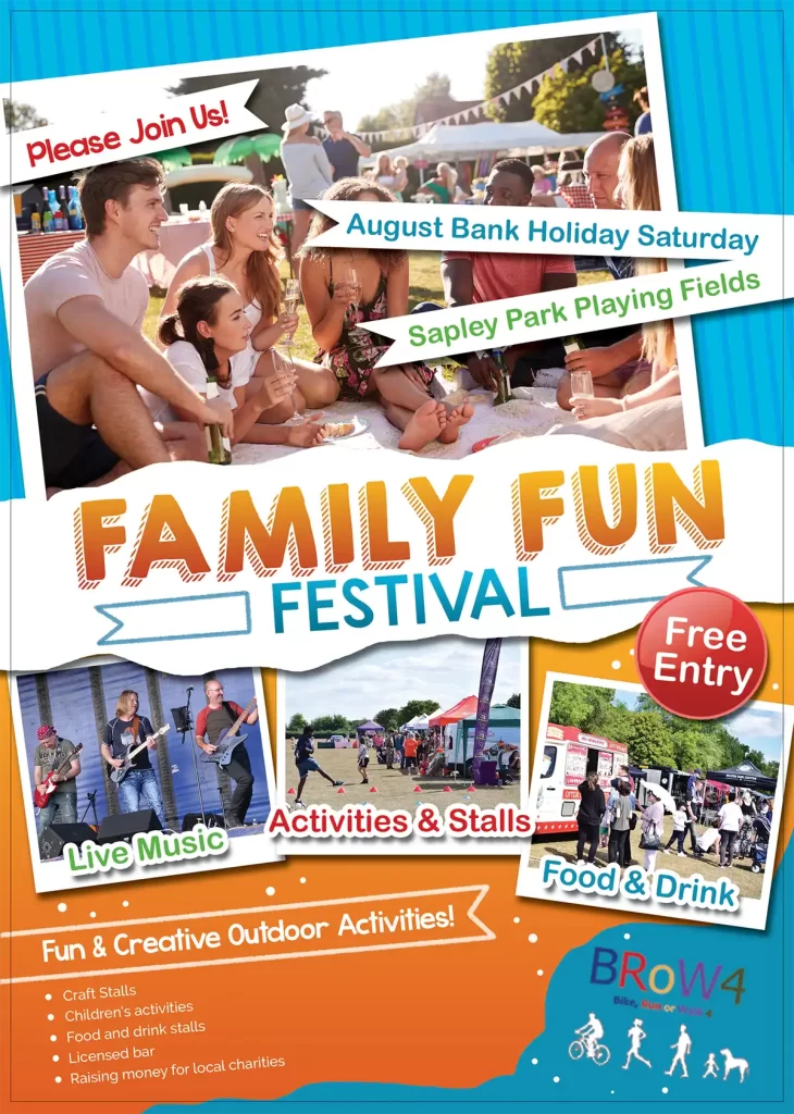 Family Fun Day at Sapley Fields poster